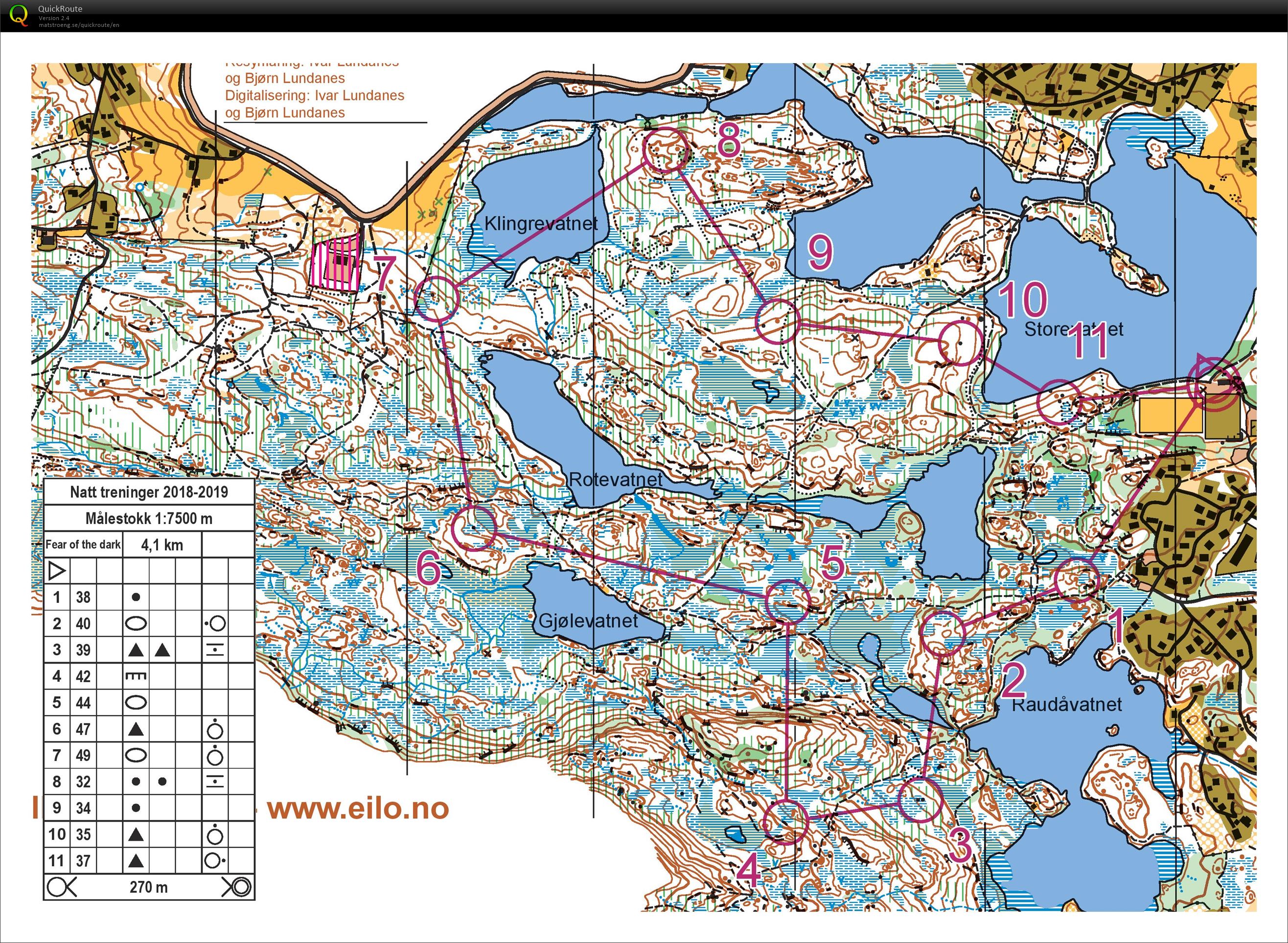 Nattorientering Veddemarka (26/03/2019)