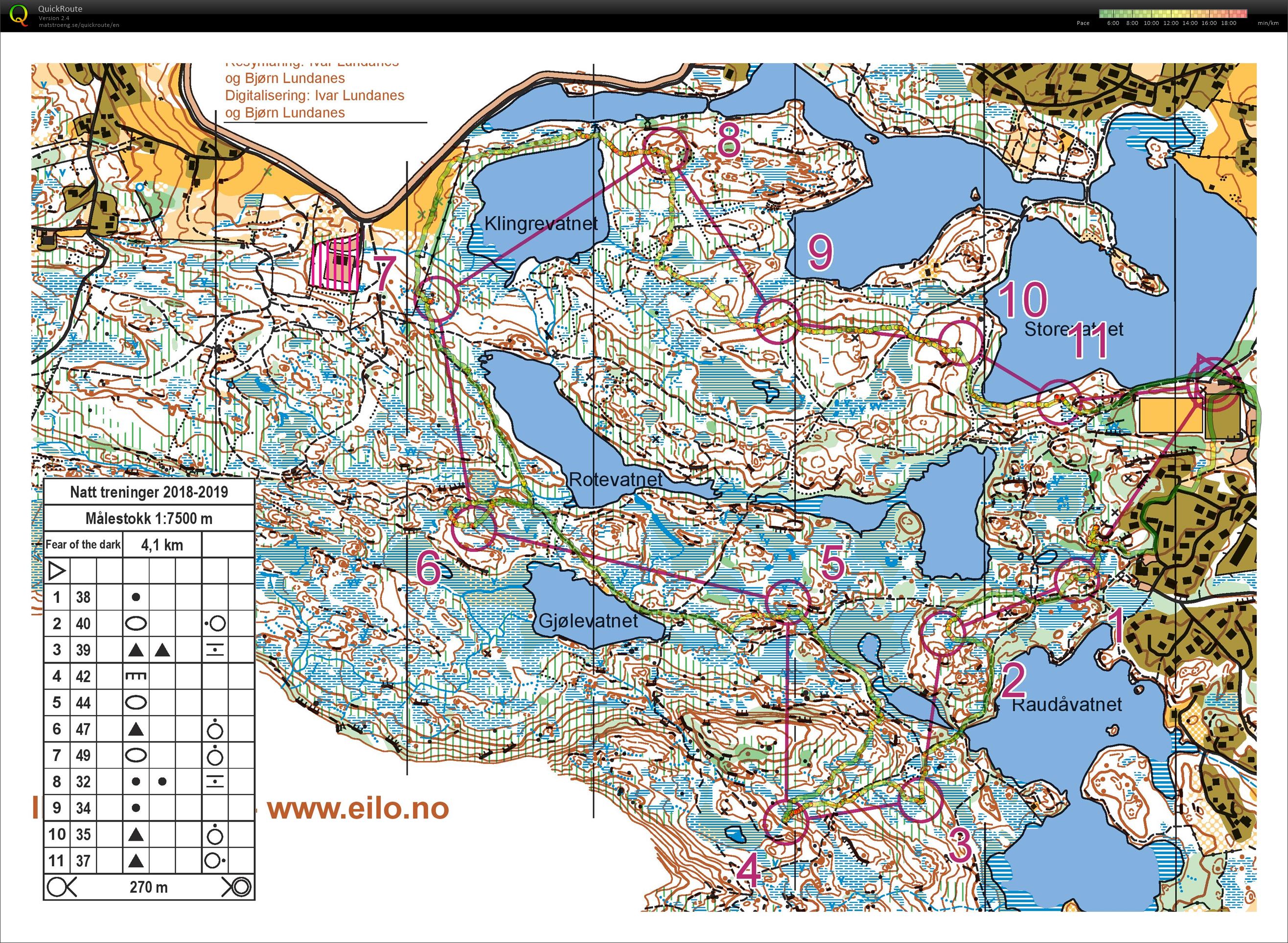 Nattorientering Veddemarka (26/03/2019)